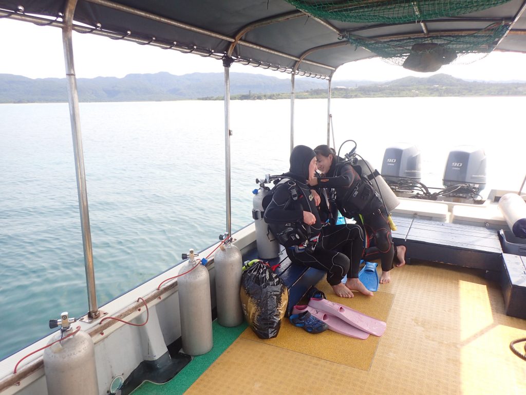 父と娘の西表ダイビング