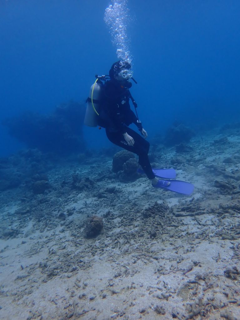 中性浮力をトレーニング