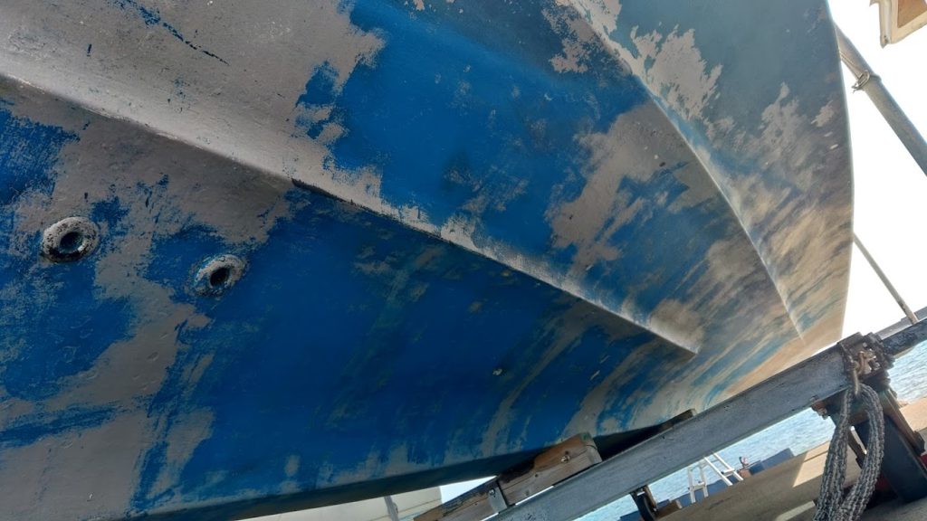 GD号船底メンテ